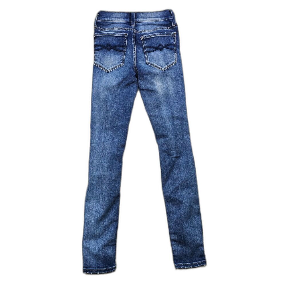 Mudd Flxstretch Low Rise Distressed Skinny Jeans Women’s 0 Y2K Denim - Picture 3 of 11